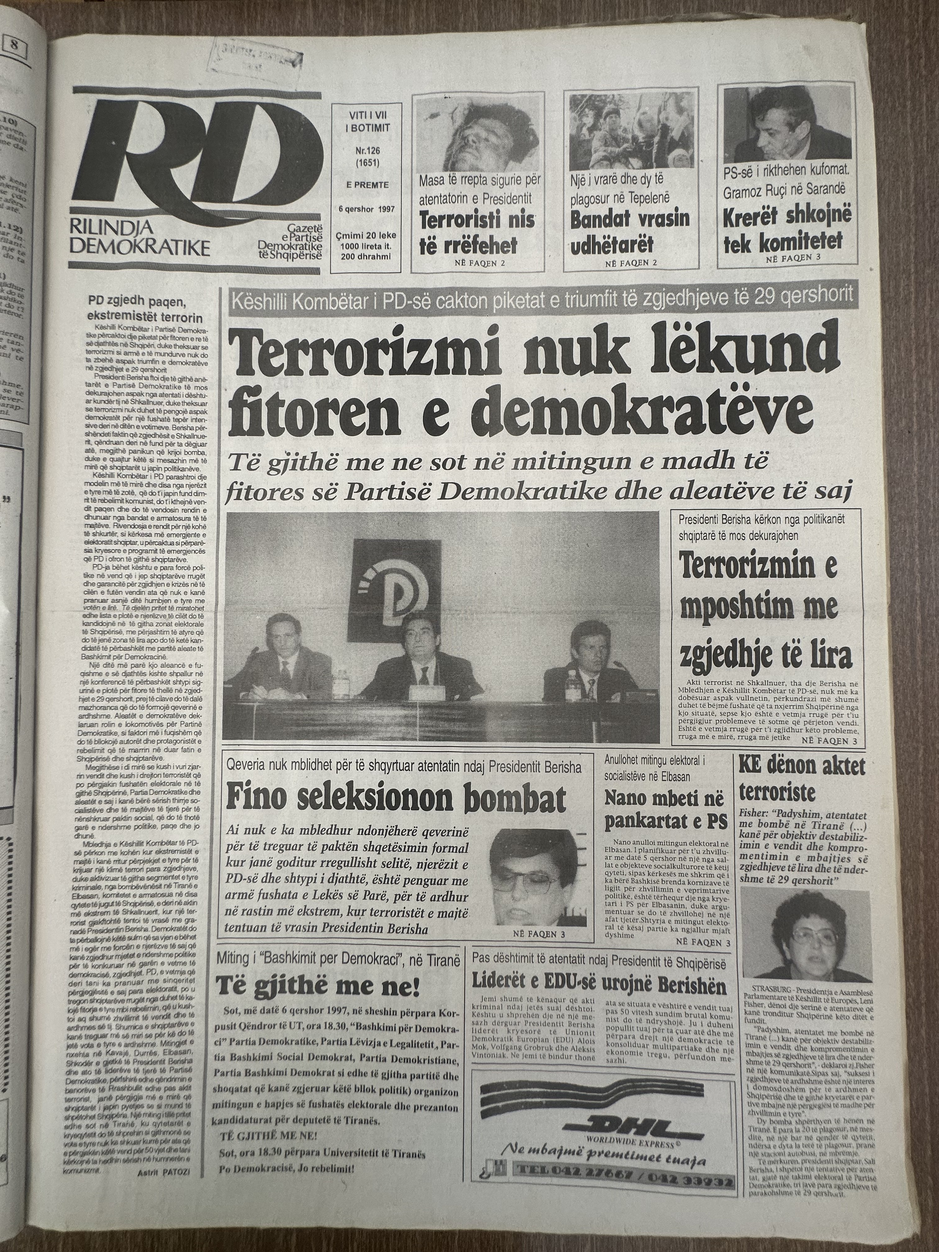 Rilindja Demokratike 1997-06-06